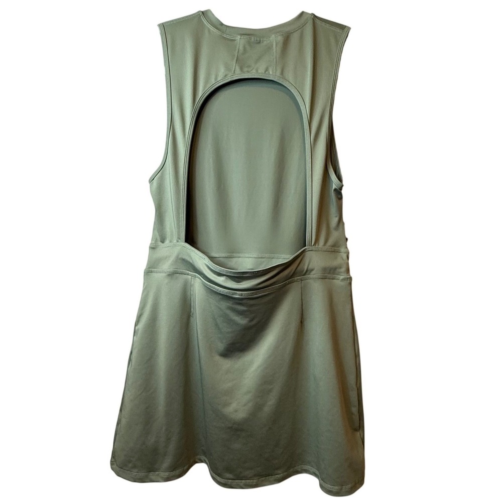 ✨Caracilia Athletic Tennis Skirt Dress Sleeveless Open Back Drawstring Sz L - Picture 6 of 13